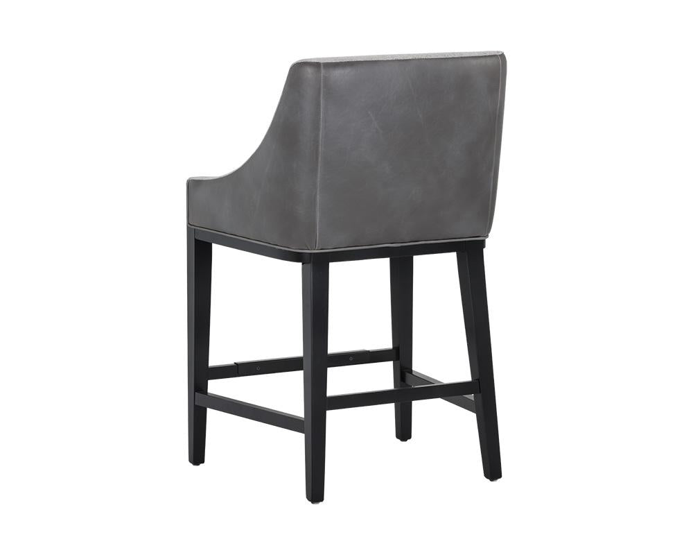 Aurora Counter Stool - Polo Club Stone / Overcast Grey