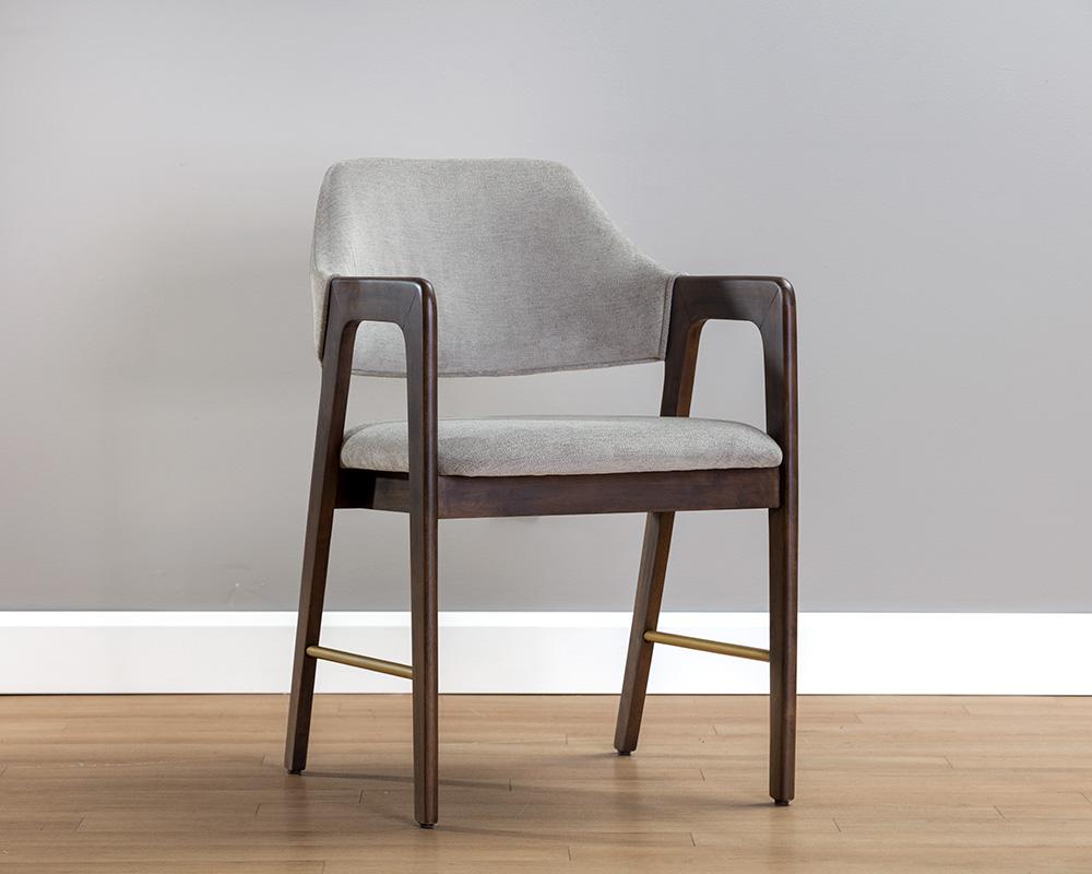 Milton Dining Armchair - Polo Club Stone