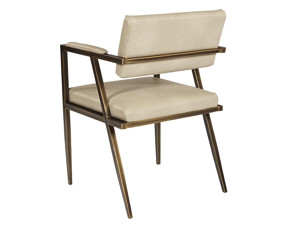 Ventouz Dining Armchair - Bravo Cream