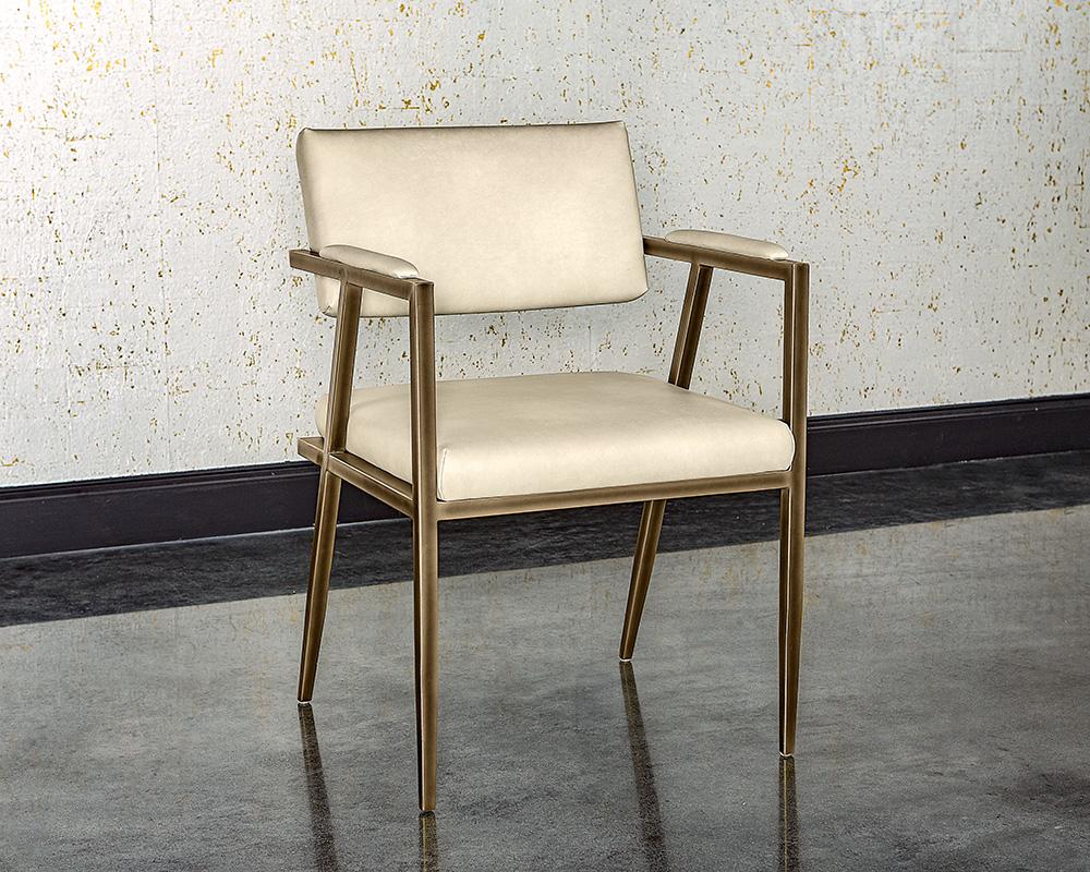 Ventouz Dining Armchair - Bravo Cream