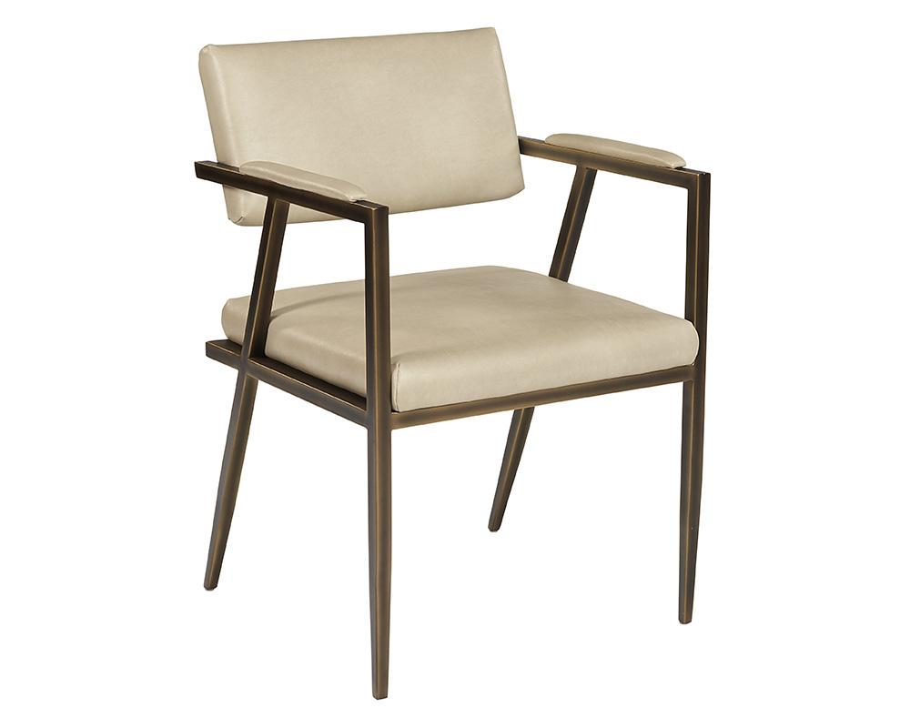 Ventouz Dining Armchair - Bravo Cream