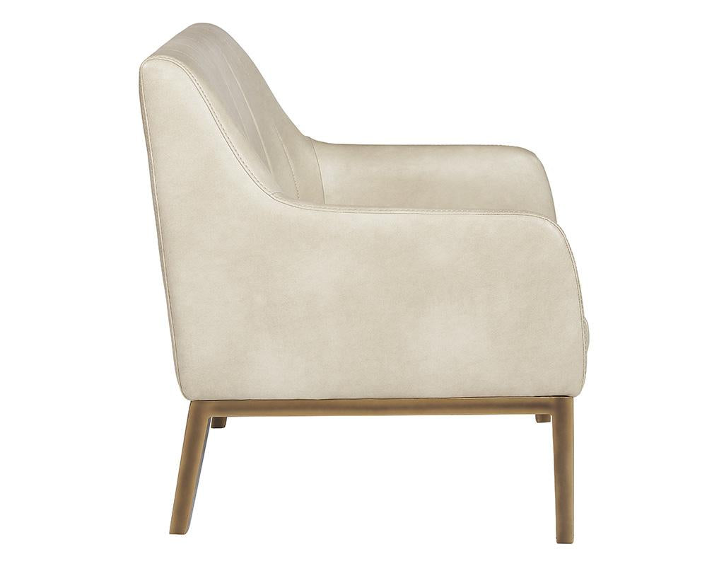 Wolfe Lounge Chair - Bravo Cream