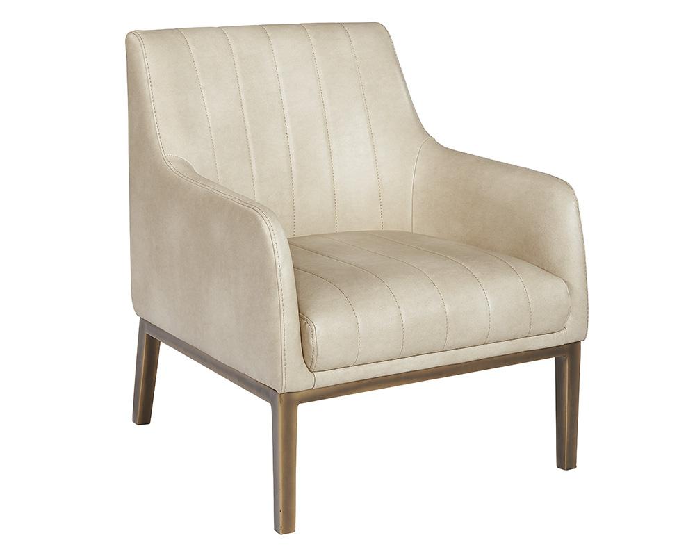 Wolfe Lounge Chair - Bravo Cream