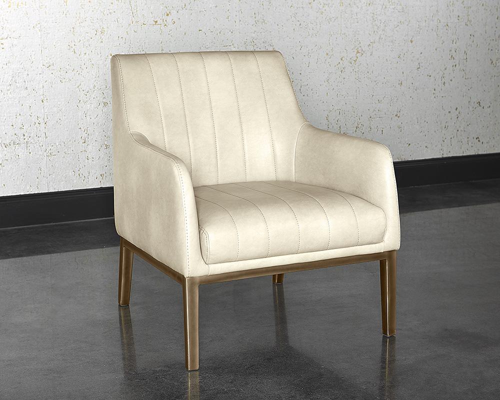 Wolfe Lounge Chair - Bravo Cream