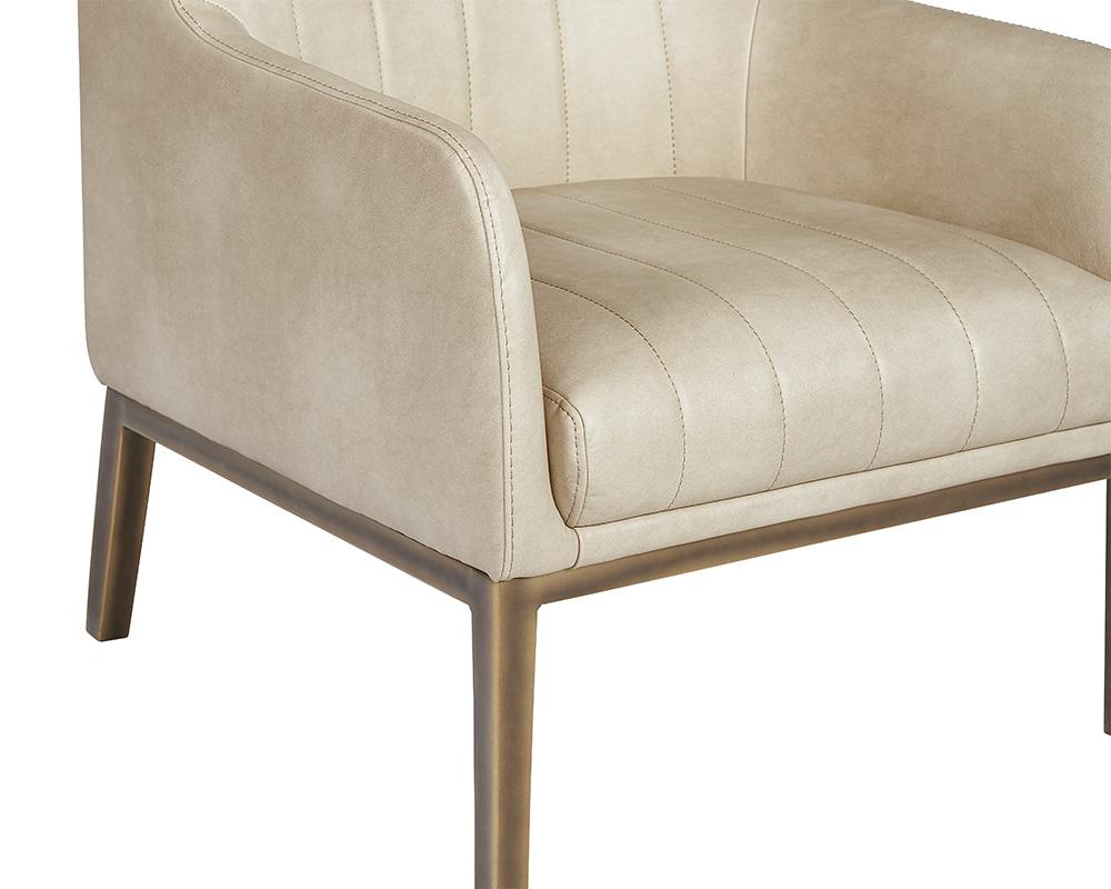 Wolfe Lounge Chair - Bravo Cream