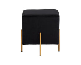 Heston Ottoman - Gold - Abbington Black