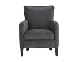 Aston Lounge Chair - Polo Club Kohl Grey / Coal Black