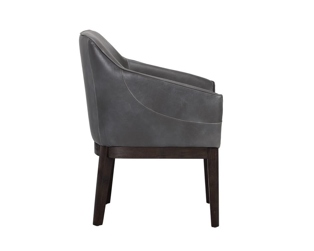 Dorian Dining Armchair - Overcast Grey