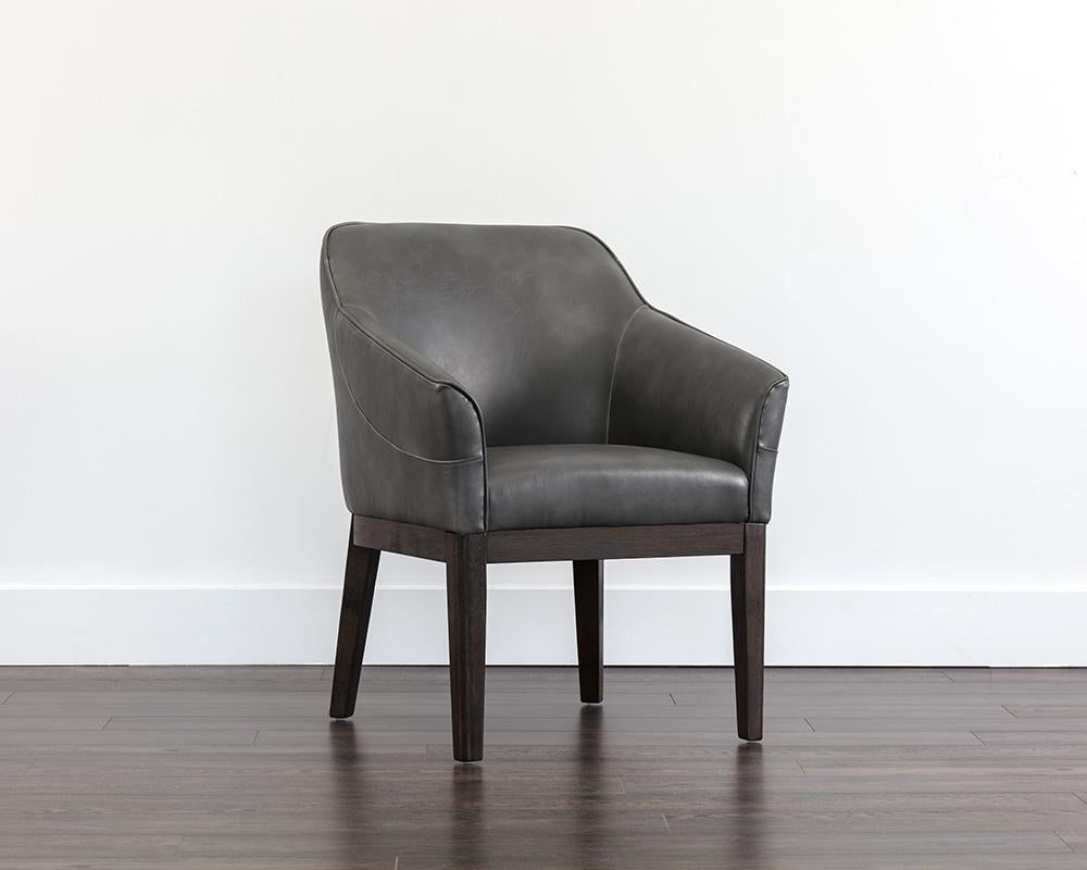 Dorian Dining Armchair - Overcast Grey