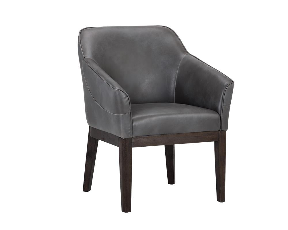 Dorian Dining Armchair - Overcast Grey