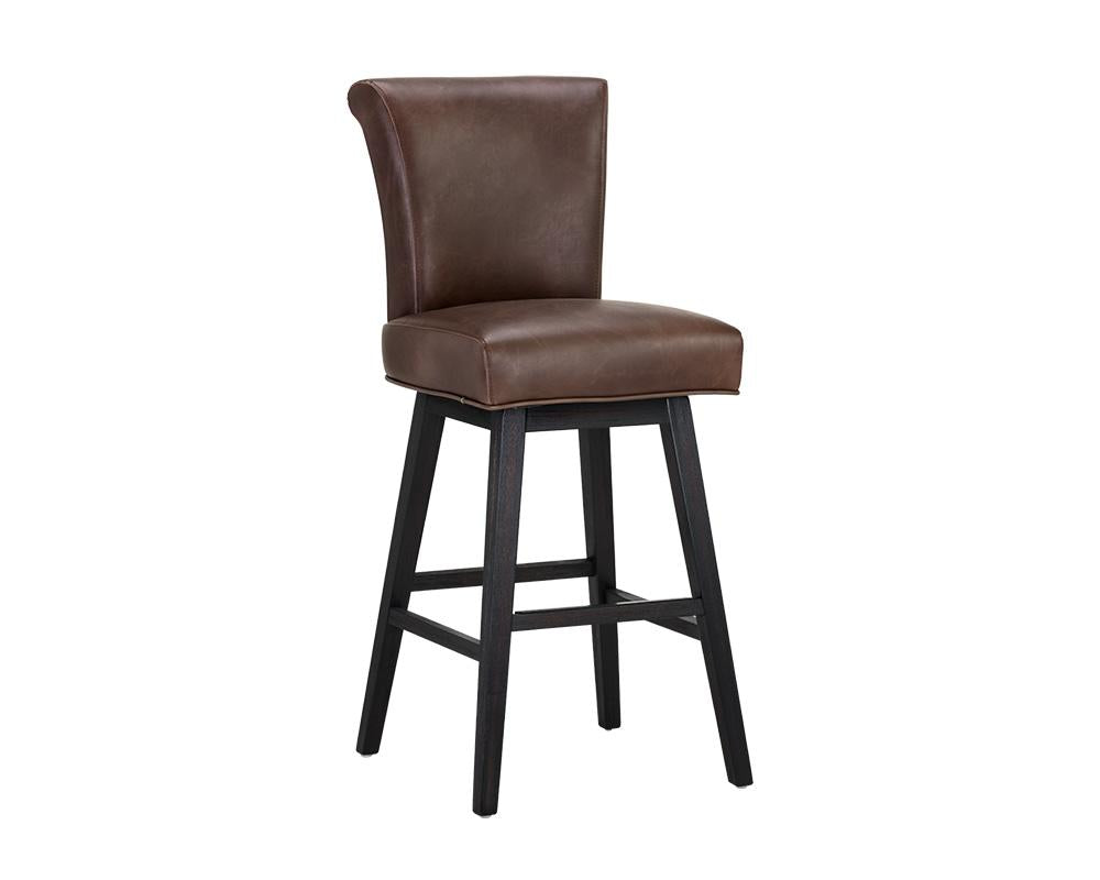 Hamlet Swivel Barstool - Havana Dark Brown