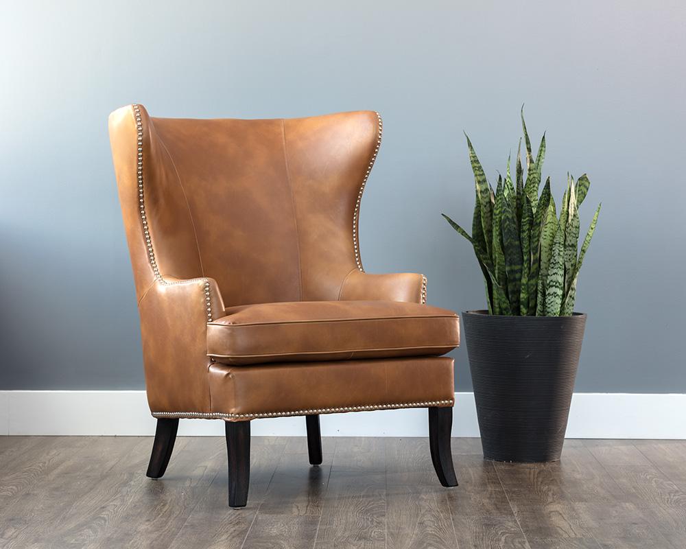 Royalton Lounge Chair - Tobacco Tan