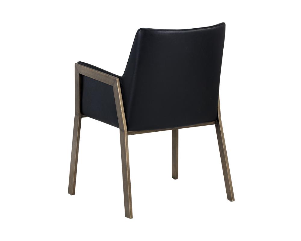 Bernadette Dining Armchair - Bravo Black