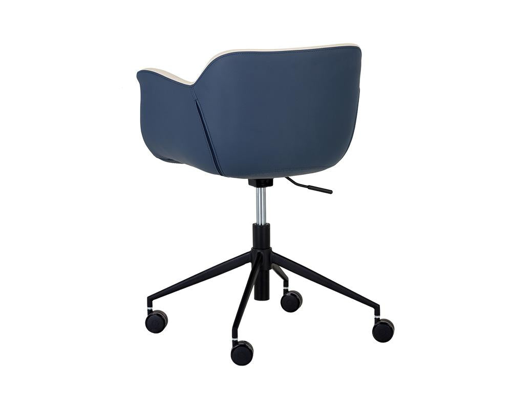 Owen Office Chair - Dillon Cream / Dillon Thunder