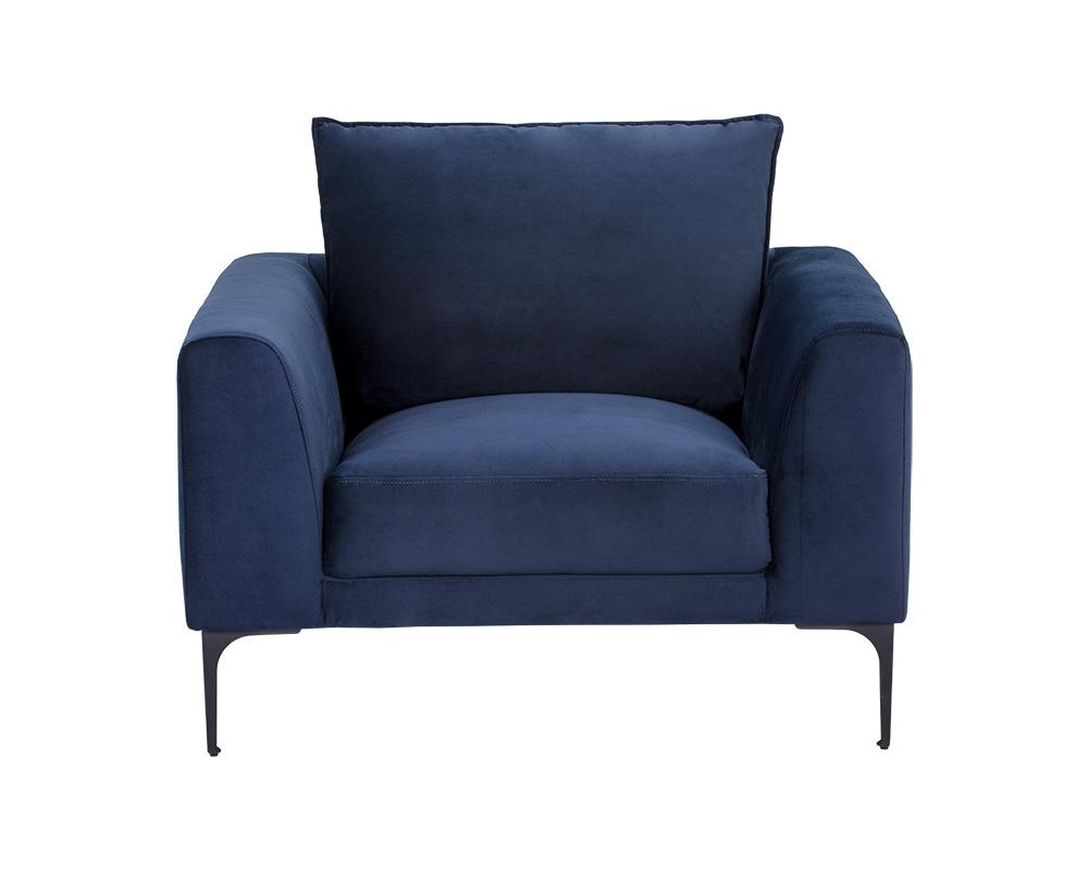 Virgo Armchair - Metropolis Blue