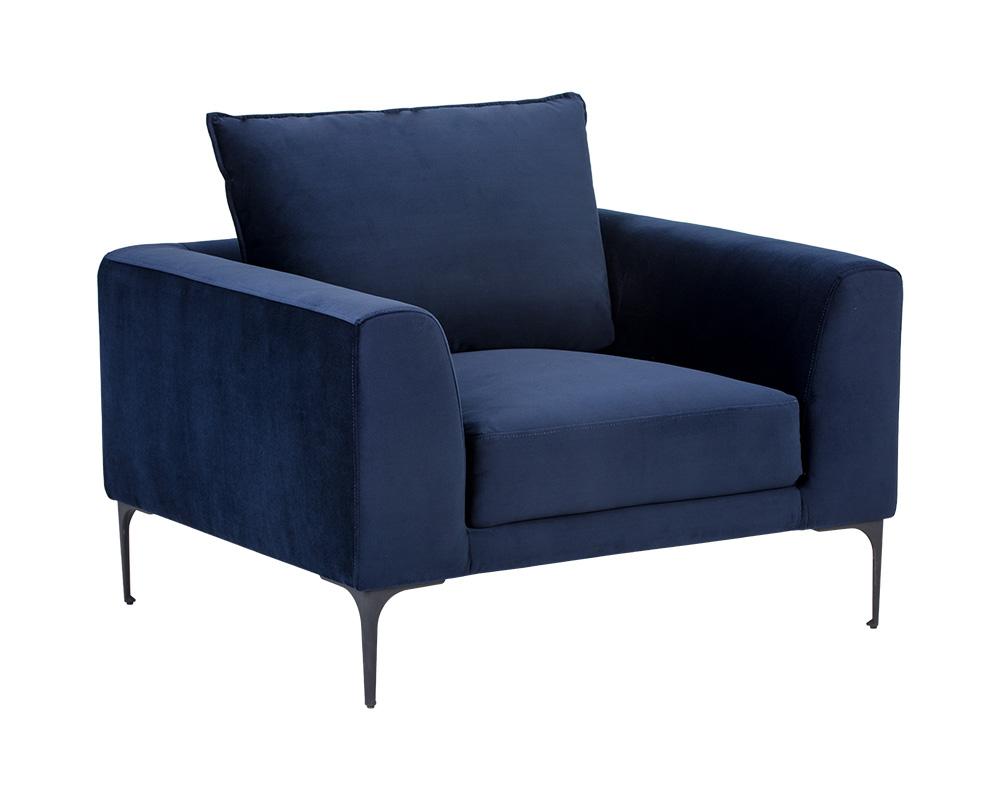 Virgo Armchair - Metropolis Blue