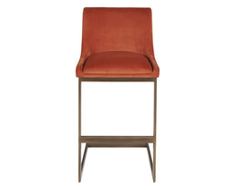 Holly Barstool - Abbington Burnt Orange