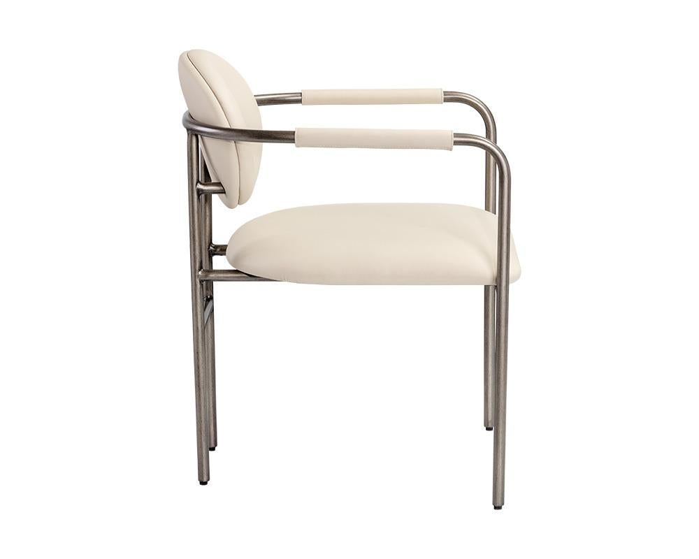 Rylan Dining Armchair - Dillon Cream