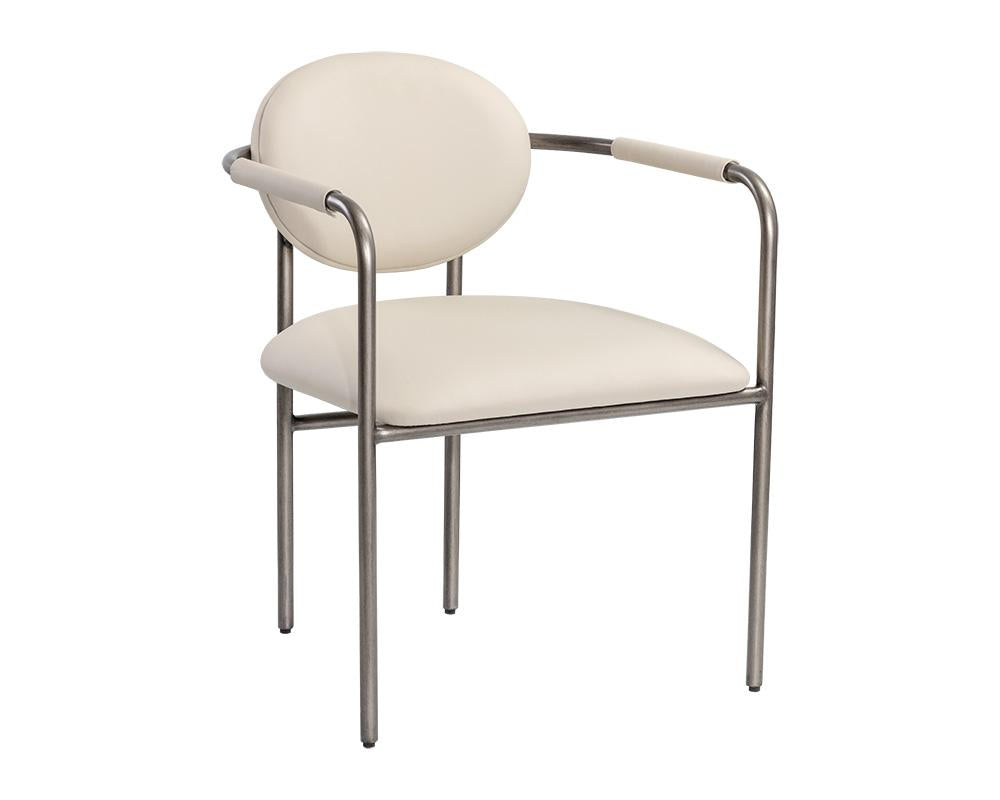 Rylan Dining Armchair - Dillon Cream