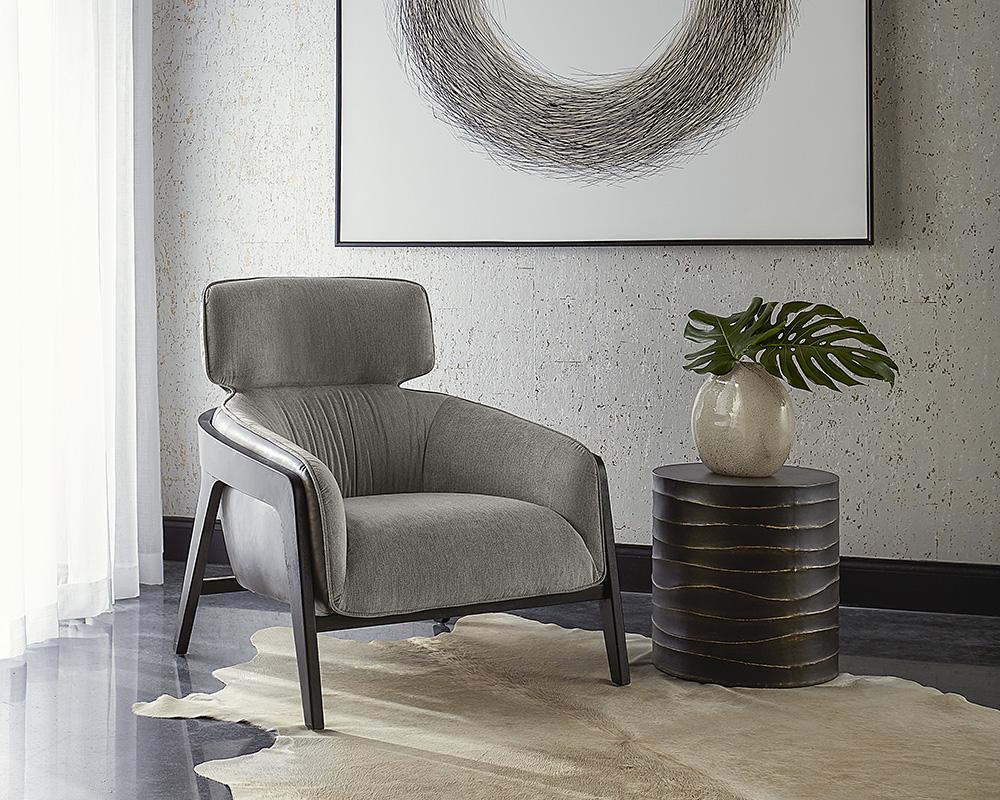 Maximus Lounge Chair - Polo Club Stone / Overcast Grey