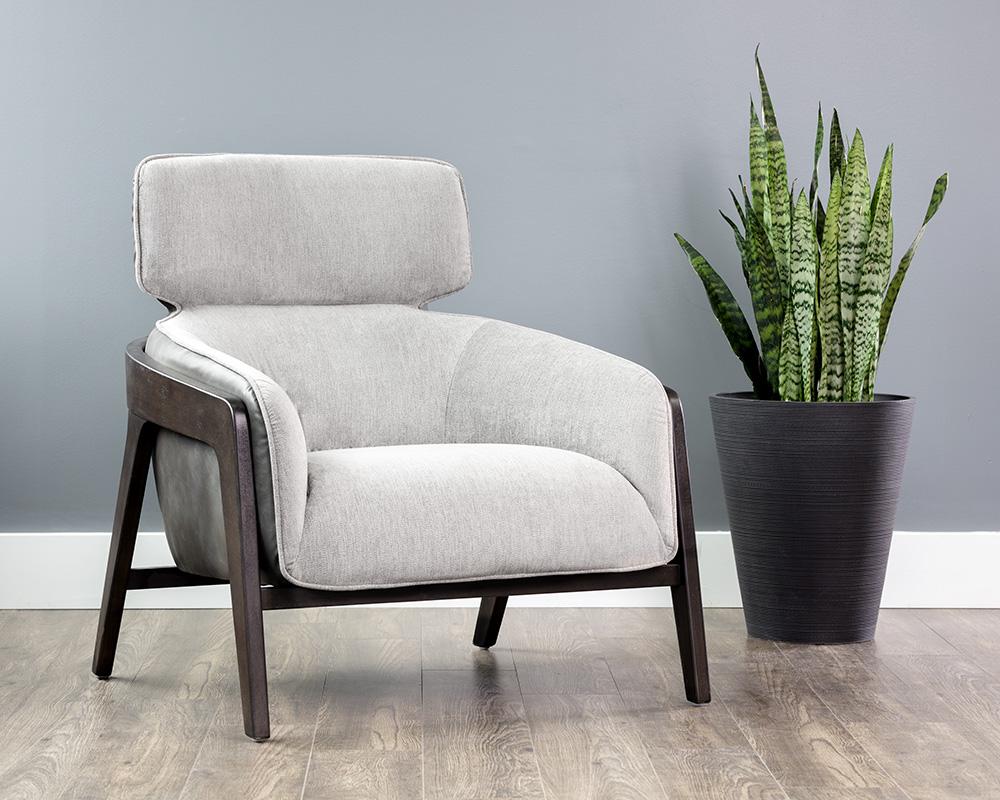 Maximus Lounge Chair - Polo Club Stone / Overcast Grey