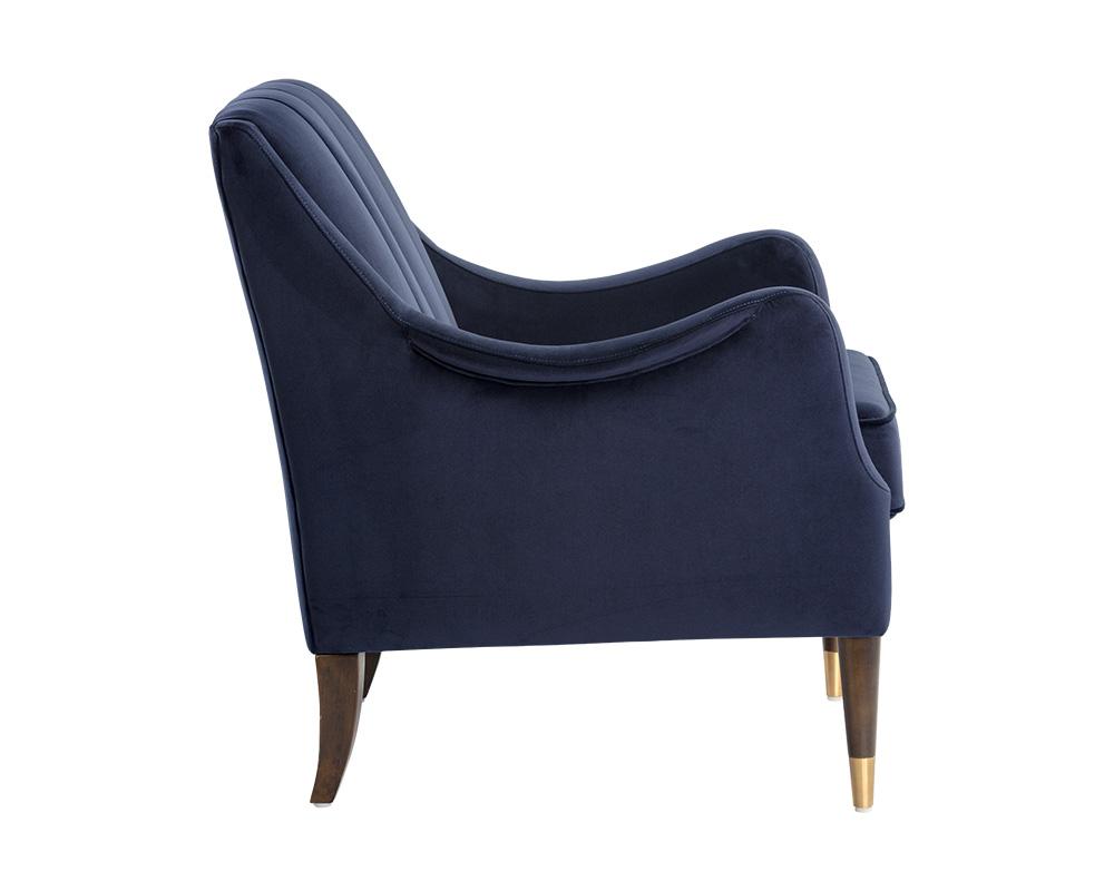 Patrice Lounge Chair - Abbington Navy