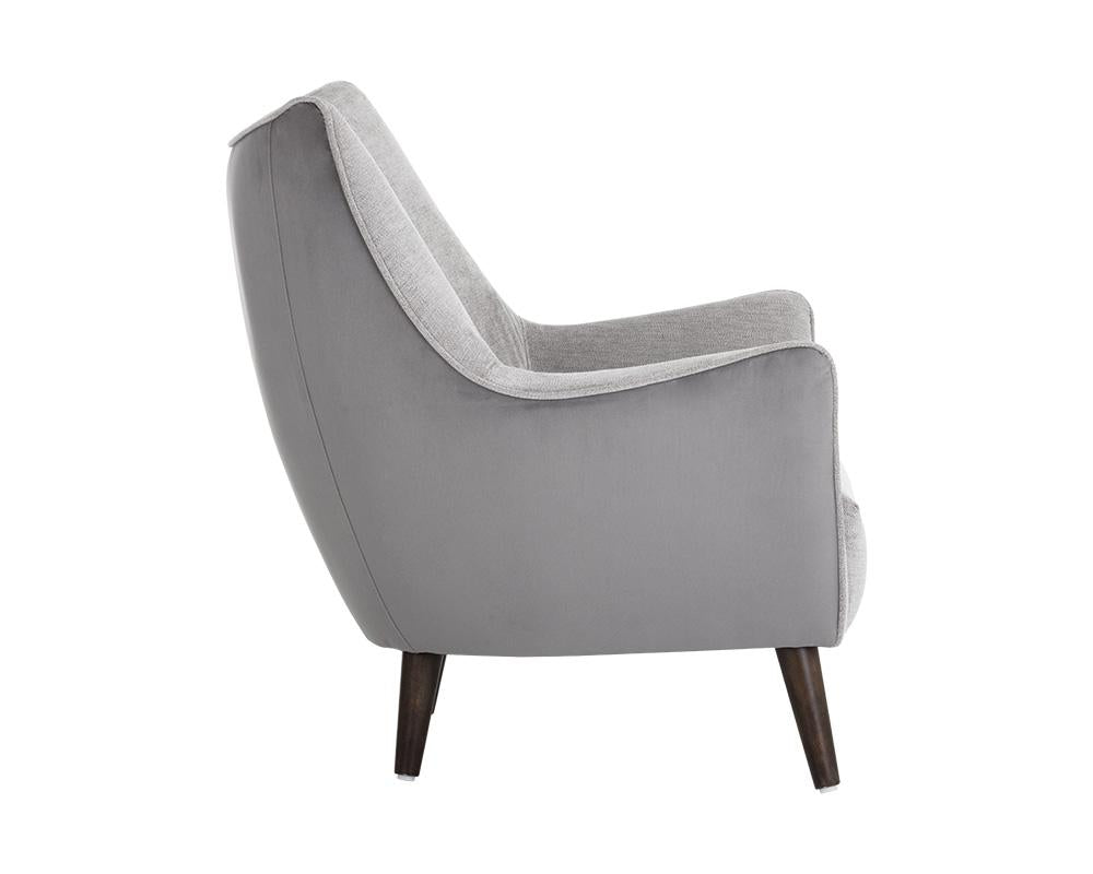 Sorrel Lounge Chair - Polo Club Stone / Antonio Charcoal