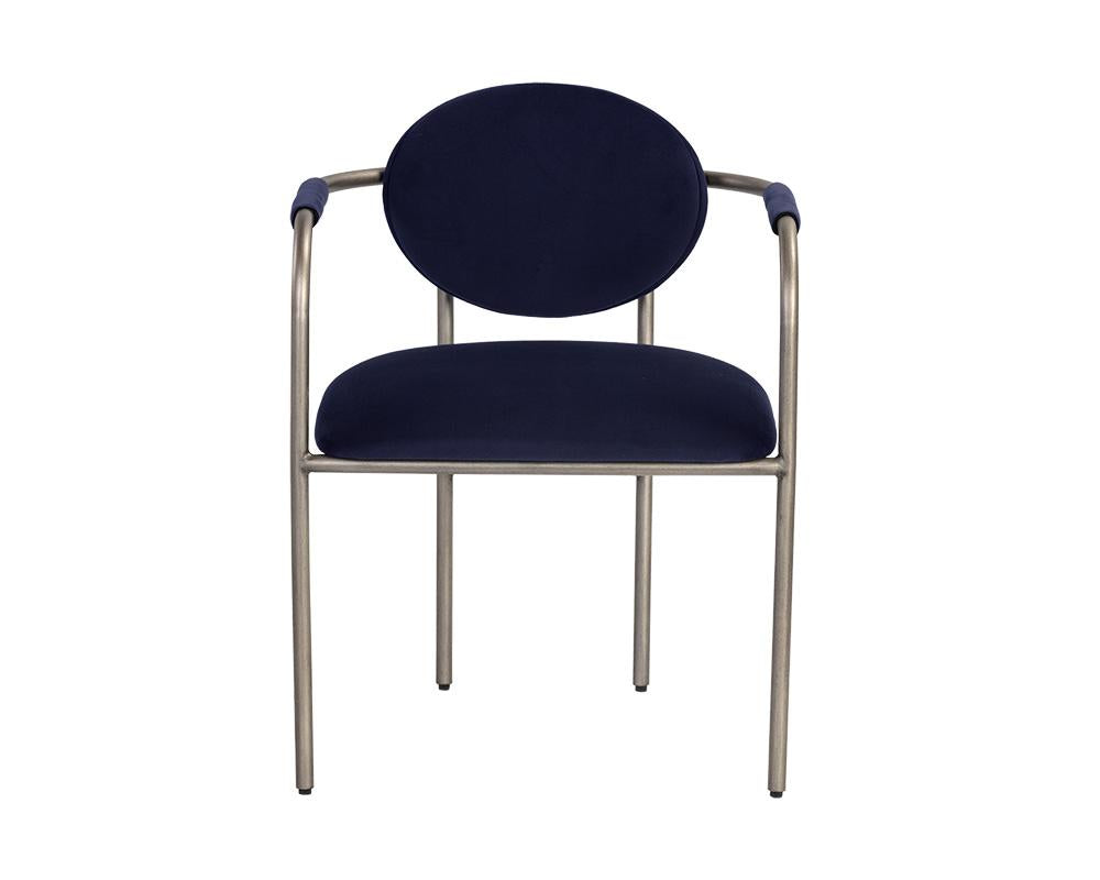 Rylan Dining Armchair - Abbington Navy