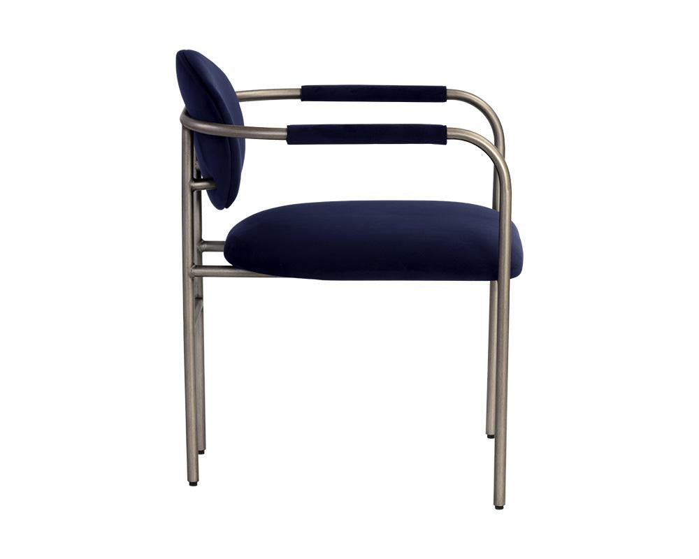 Rylan Dining Armchair - Abbington Navy