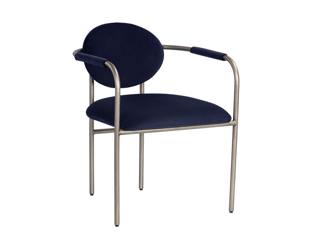 Rylan Dining Armchair - Abbington Navy