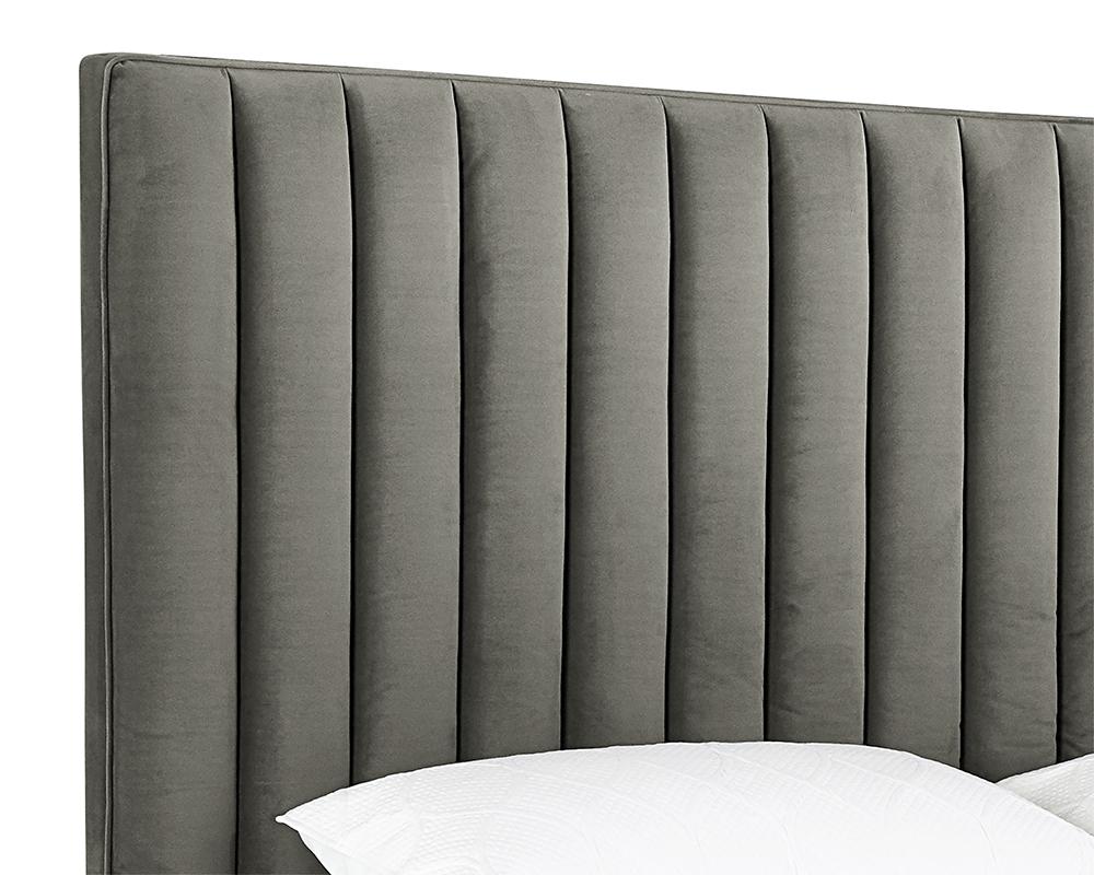 Yosi Bed - Queen - Antonio Charcoal