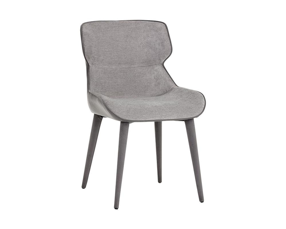 Jesmond Dining Chair - Polo Club Stone / Antonio Charcoal