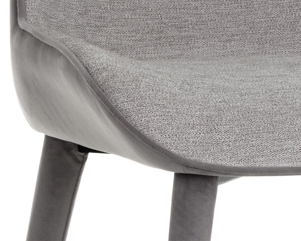 Jesmond Dining Chair - Polo Club Stone / Antonio Charcoal