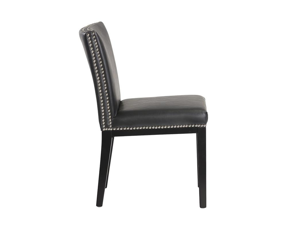 Vintage Dining Chair - Coal Black