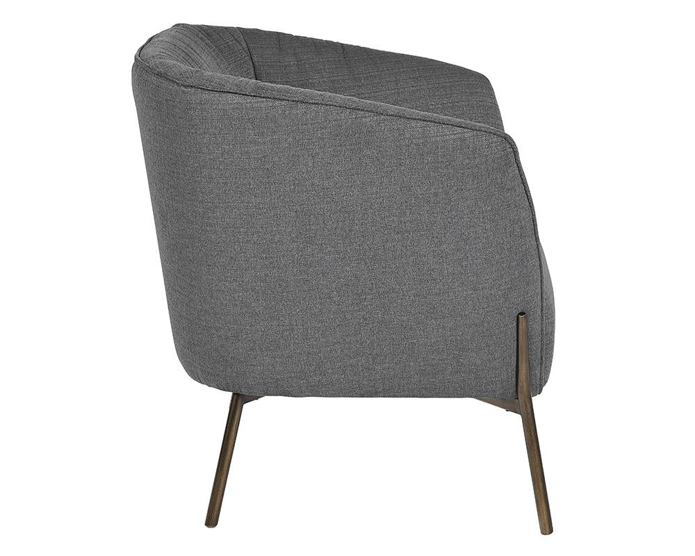 Klein Lounge Chair - Zenith Graphite Grey