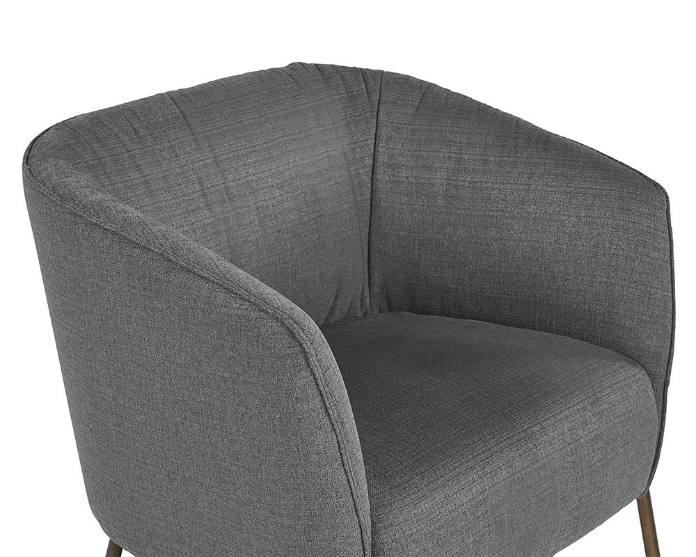 Klein Lounge Chair - Zenith Graphite Grey