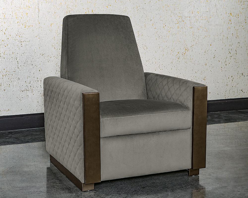 Elvina Recliner - Antonio Charcoal