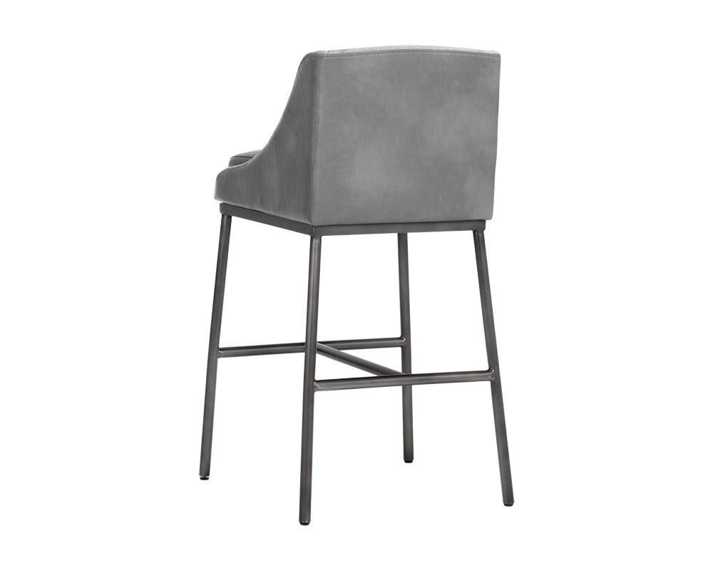 Dalary Barstool - Bravo Metal / Polo Club Stone