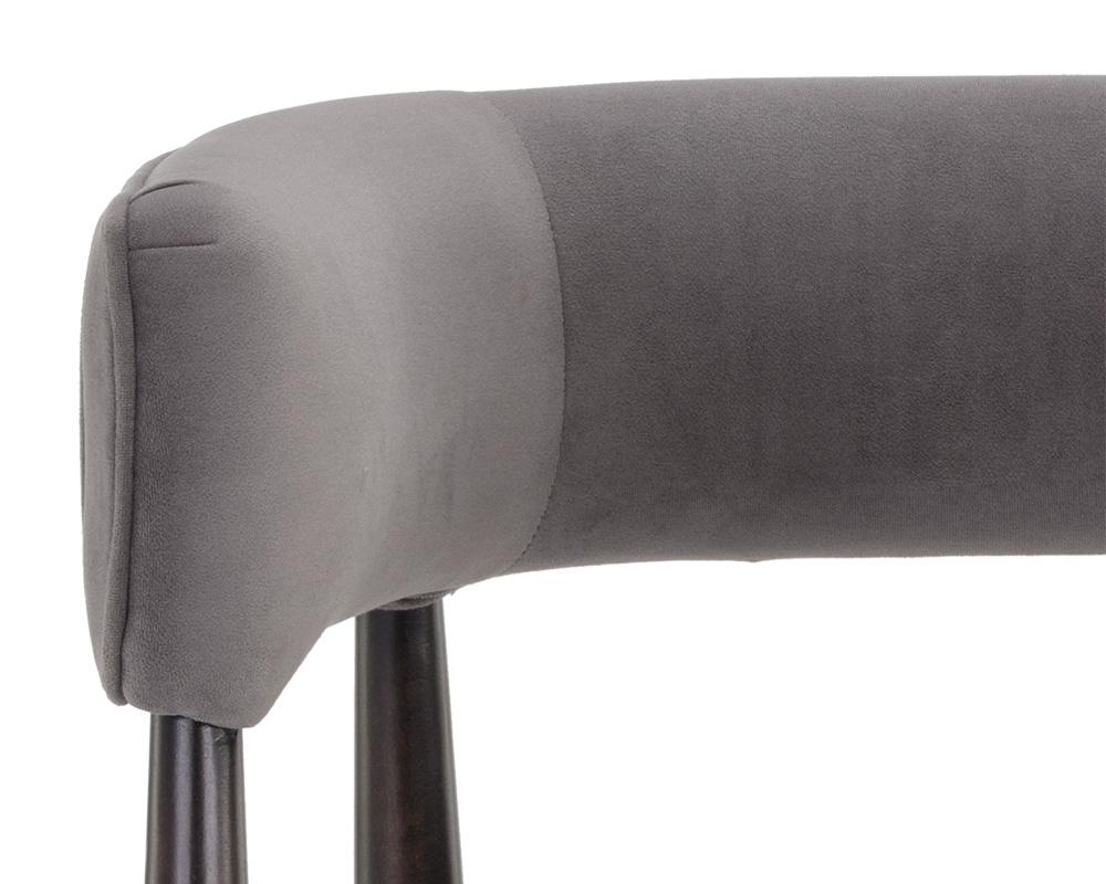 Callem Dining Armchair - Antonio Charcoal