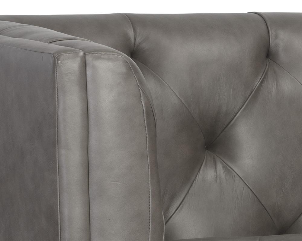 Westin Armchair - Vintage Steel Grey Leather