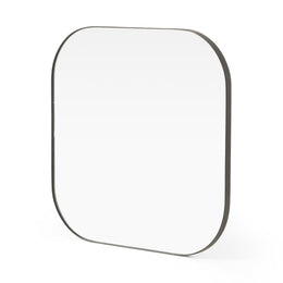 Bellvue Square Mirror - Rustic Black