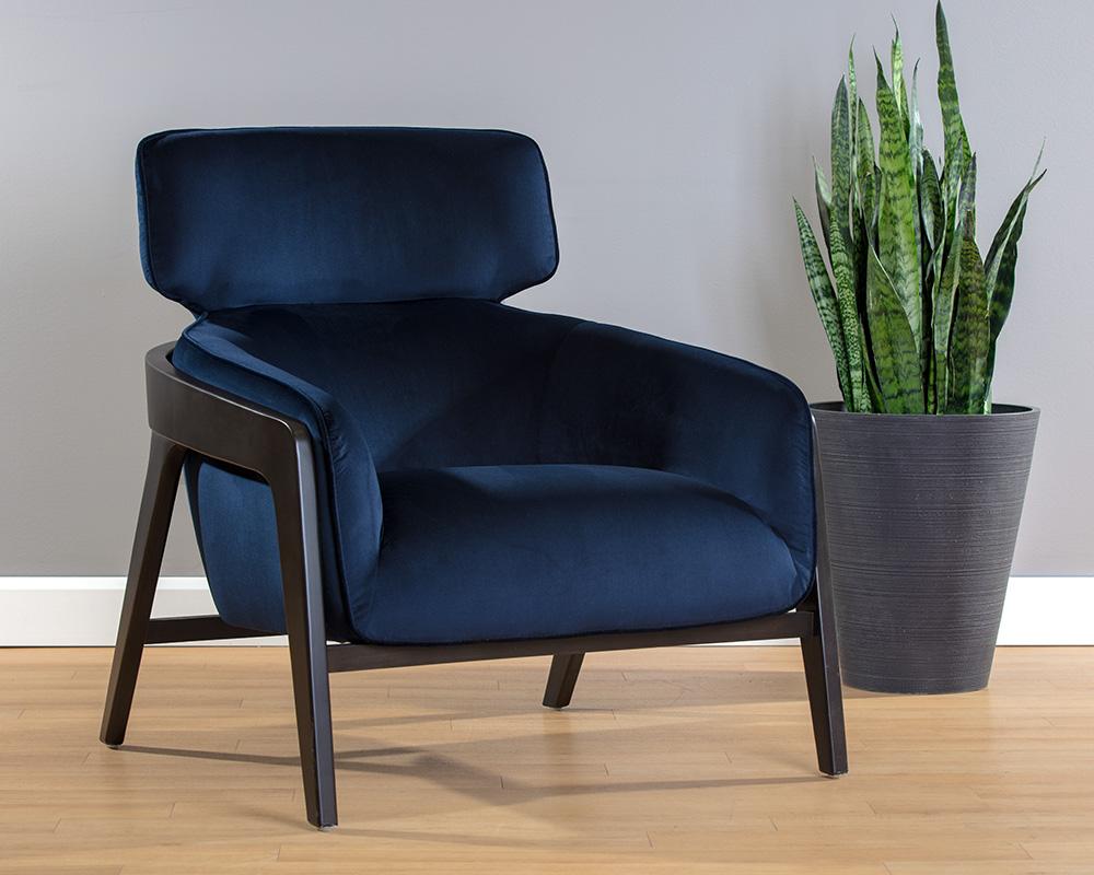 Maximus Lounge Chair - Metropolis Blue