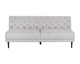 Delmar Armless Sofa - Trounce Aluminum