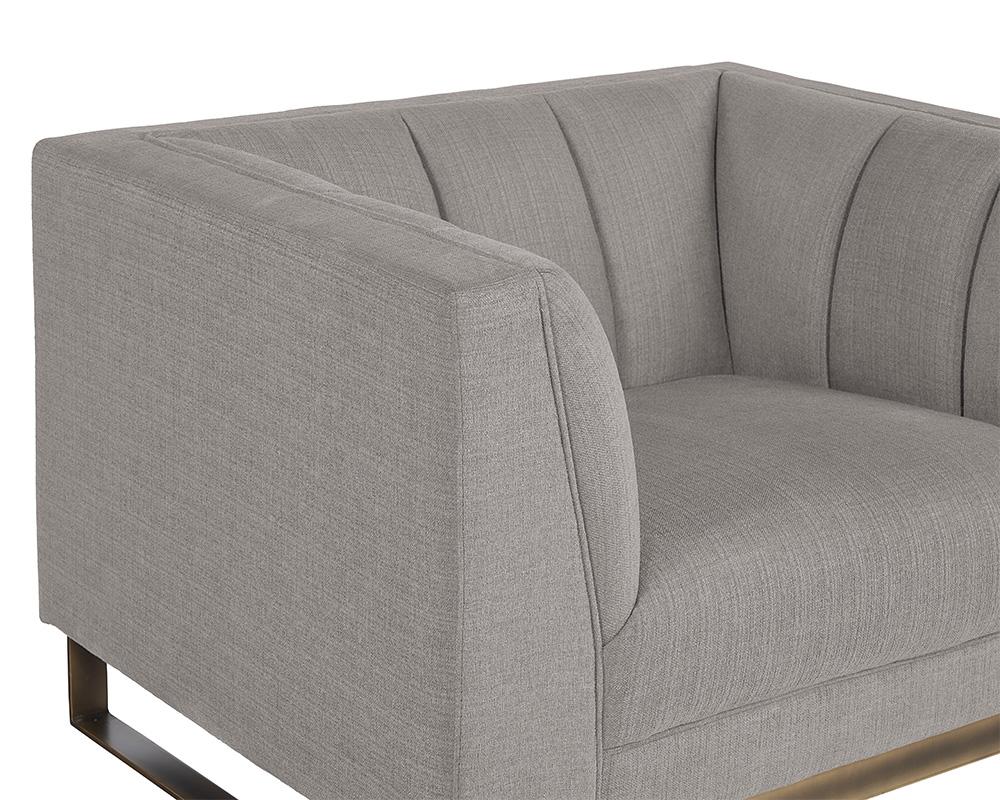 Parker Armchair - Zenith Soft Grey