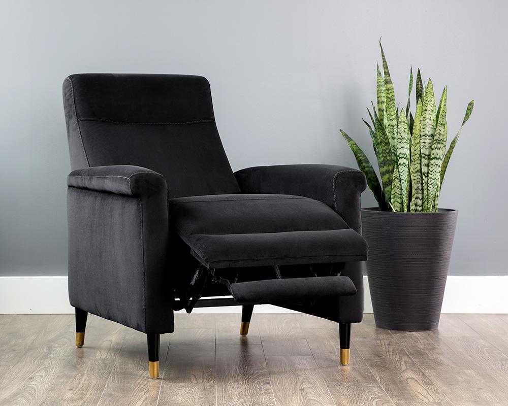 Rupert Recliner - Abbington Black