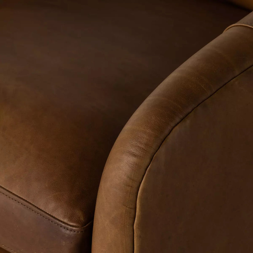 Topanga Swivel Chair, Heirloom Sienna