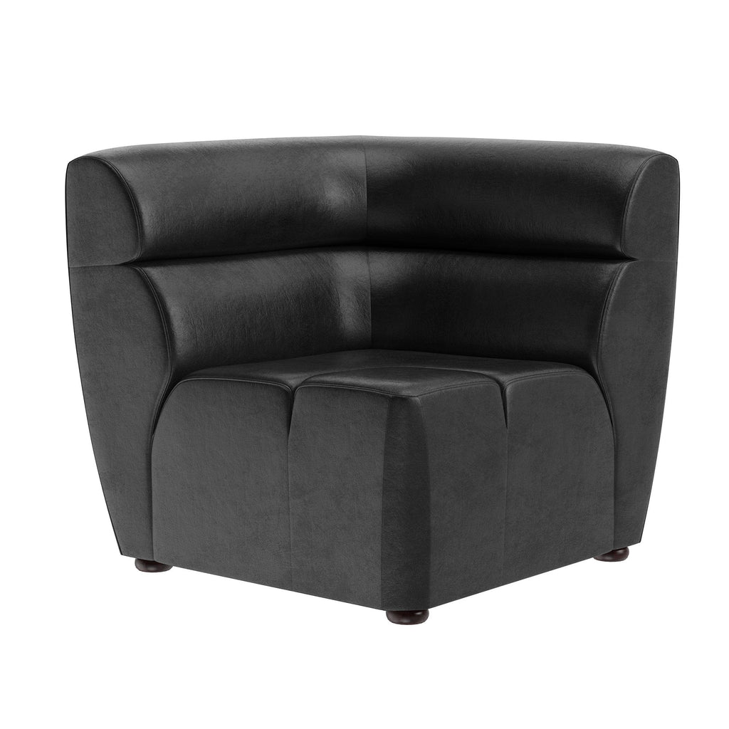 Cornell Modular - Corner Chair - Coal Black