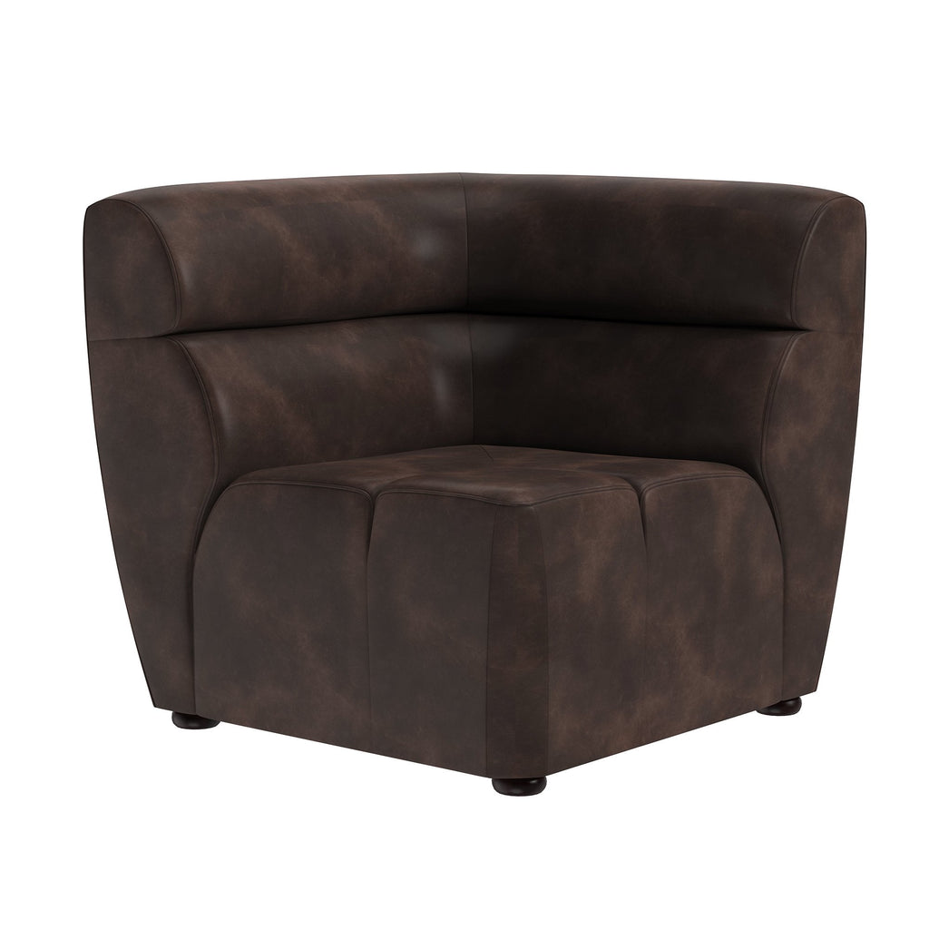 Cornell Modular - Corner Chair - Havana Dark Brown