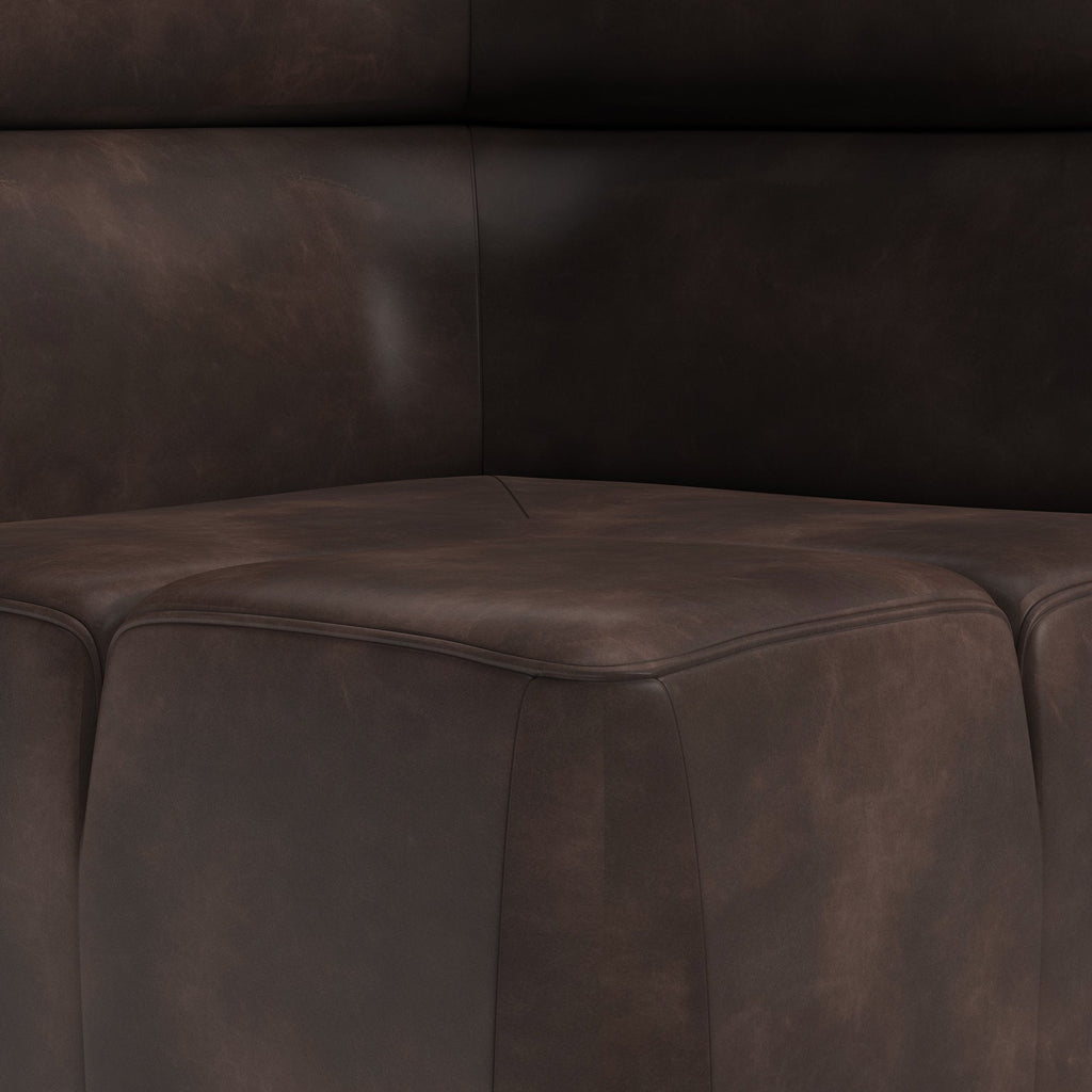 Cornell Modular - Corner Chair - Havana Dark Brown