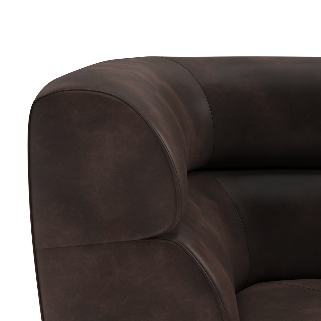 Cornell Modular - Corner Chair - Havana Dark Brown